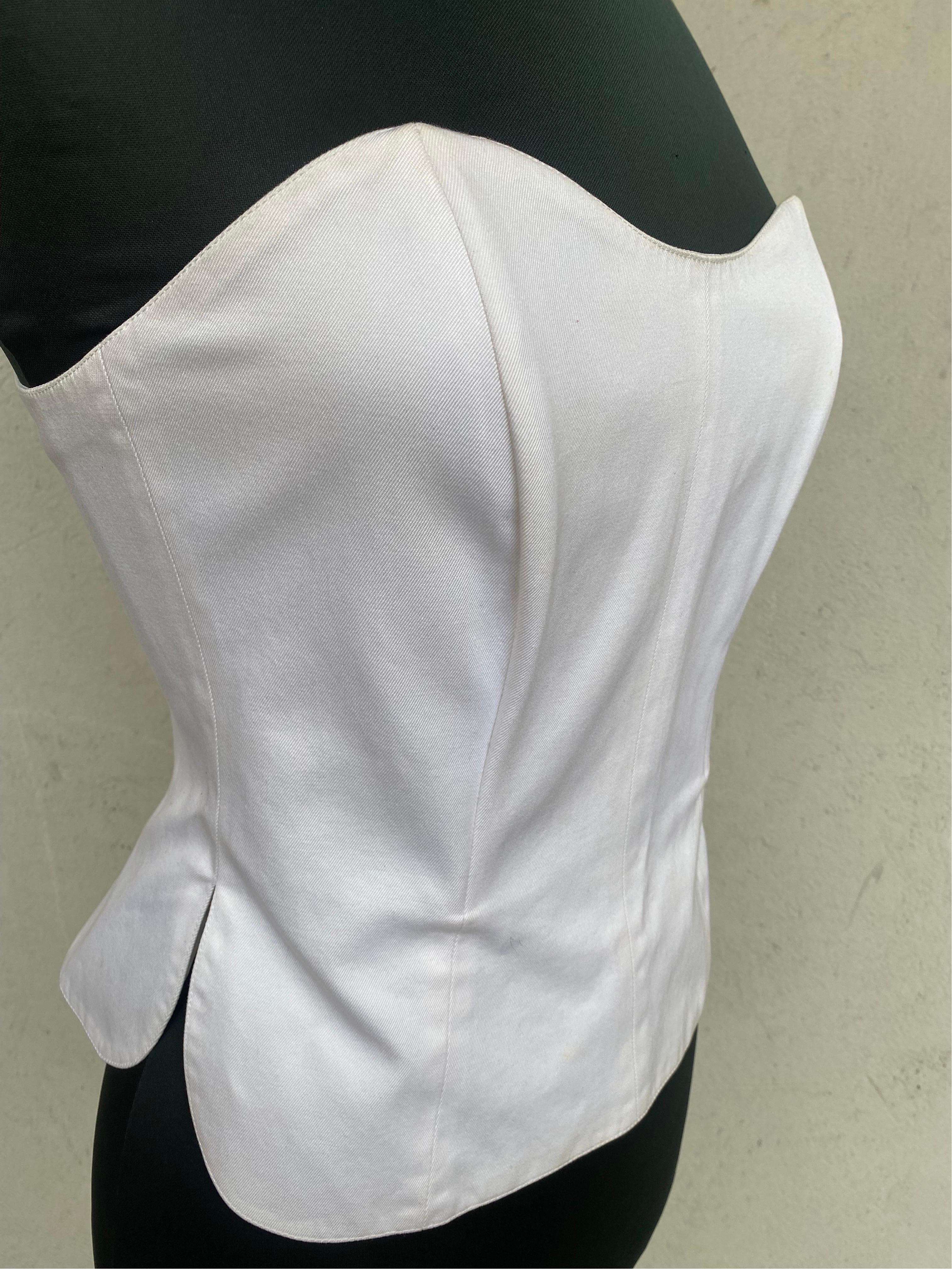 Yves Saint Laurent white top For Sale 1