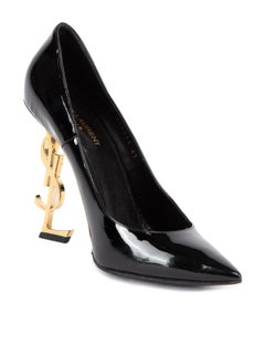 Yves Saint Laurent Women's Black Patent Leather Opyum Pumps