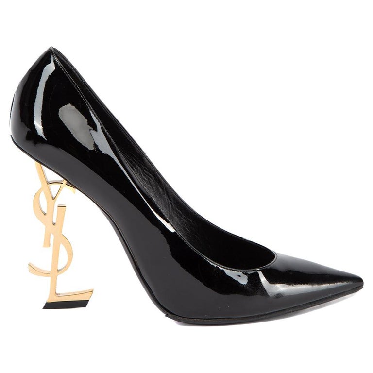 Yves Saint Laurent Women's Black Patent Leather Opyum Pumps For Sale at  1stDibs