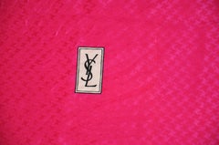 Yves Saint Laurent Wonderfully Whimsical Multi Color Abstract Silk Scarf