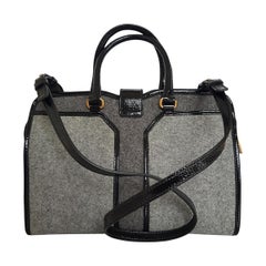 Yves Saint Laurent Wool Cabas Chyc Tote