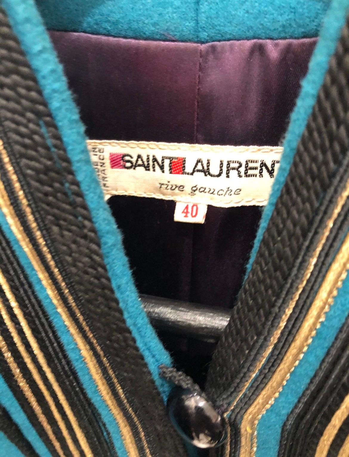 Yves Saint laurent wool jacket.  In Good Condition In Carnate, IT