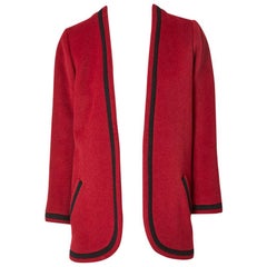 Vintage Yves Saint Laurent Wool Jacket with Braided Detail