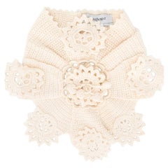 Yves Saint Laurent Wool Knit Scarf