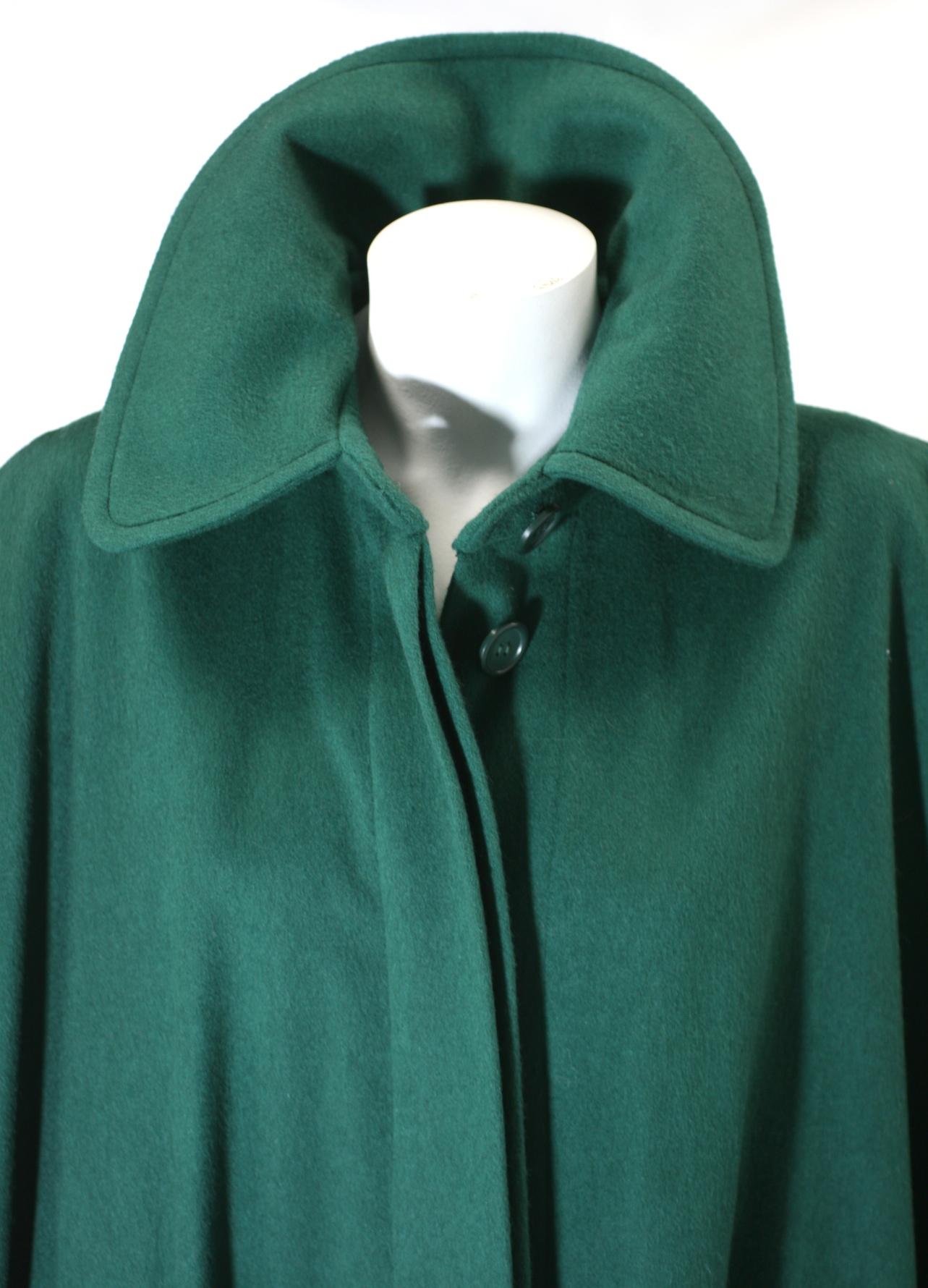Yves Saint Laurent Wool Melton Cape 5