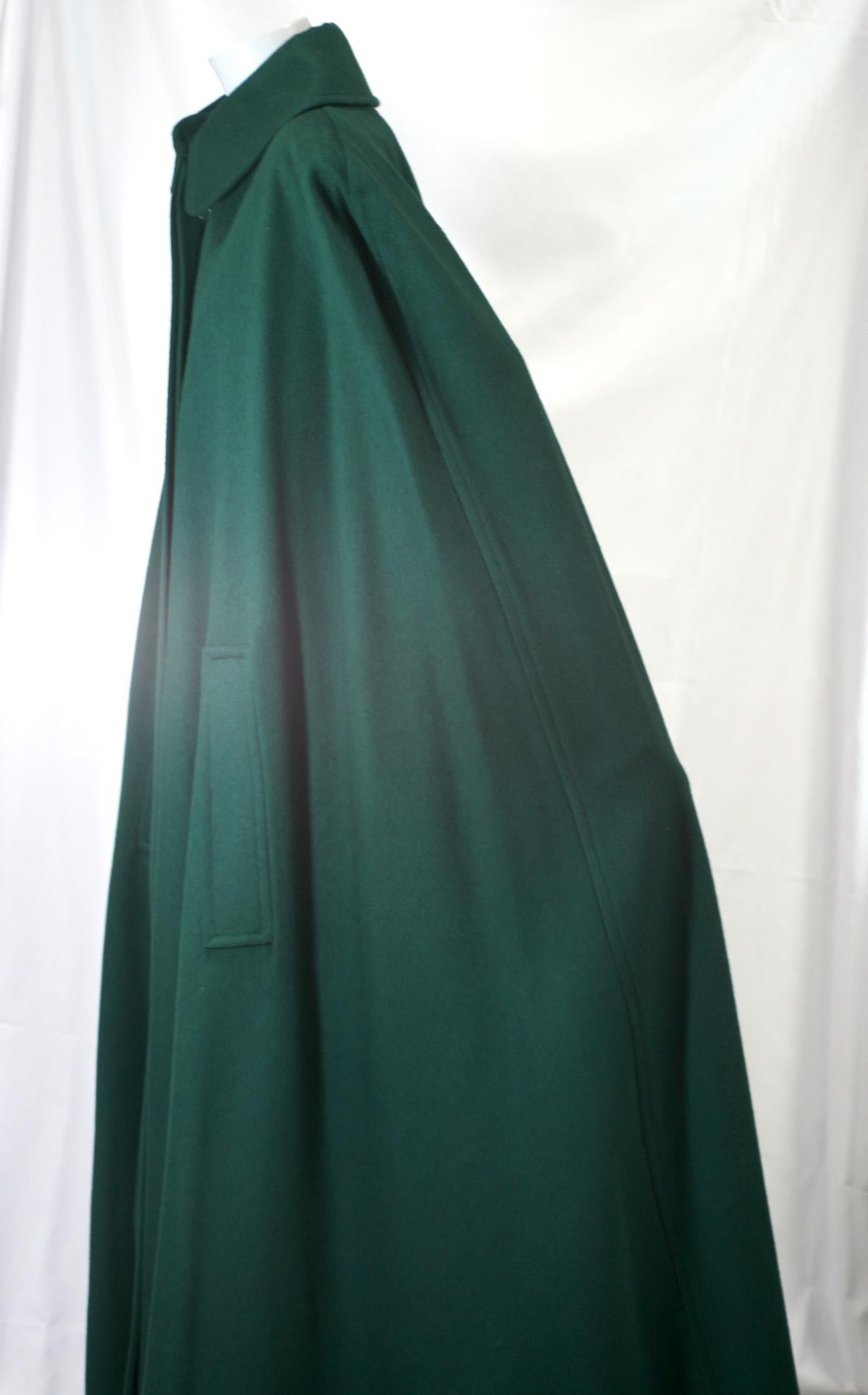 Women's or Men's Yves Saint Laurent Wool Melton Cape