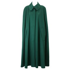 Yves Saint Laurent Wool Melton Cape