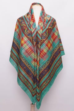 Yves Saint Laurent Wool Muslin Stole