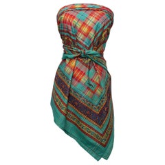 Yves Saint Laurent Stola aus Wolle und Musselin