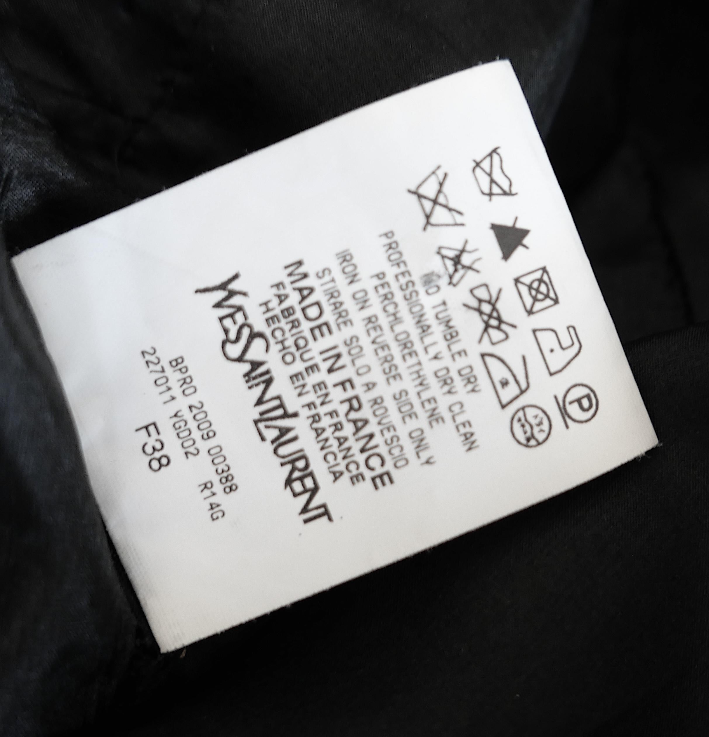 Yves Saint Laurent x Stefano Pilati 2009 Grey Leopard Silk Shift Dress For Sale 1