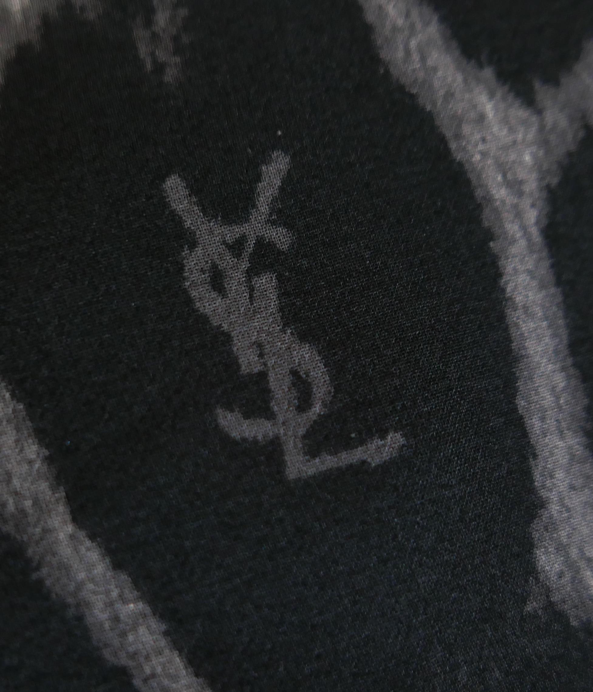 Yves Saint Laurent x Stefano Pilati 2009 Grey Leopard Silk Shift Dress For Sale 2