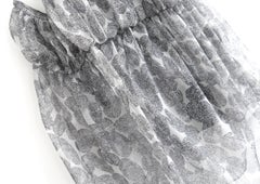 Yves Saint Laurent x Stefano Pilati Spring 2011 Fingerprint Silk Blouse