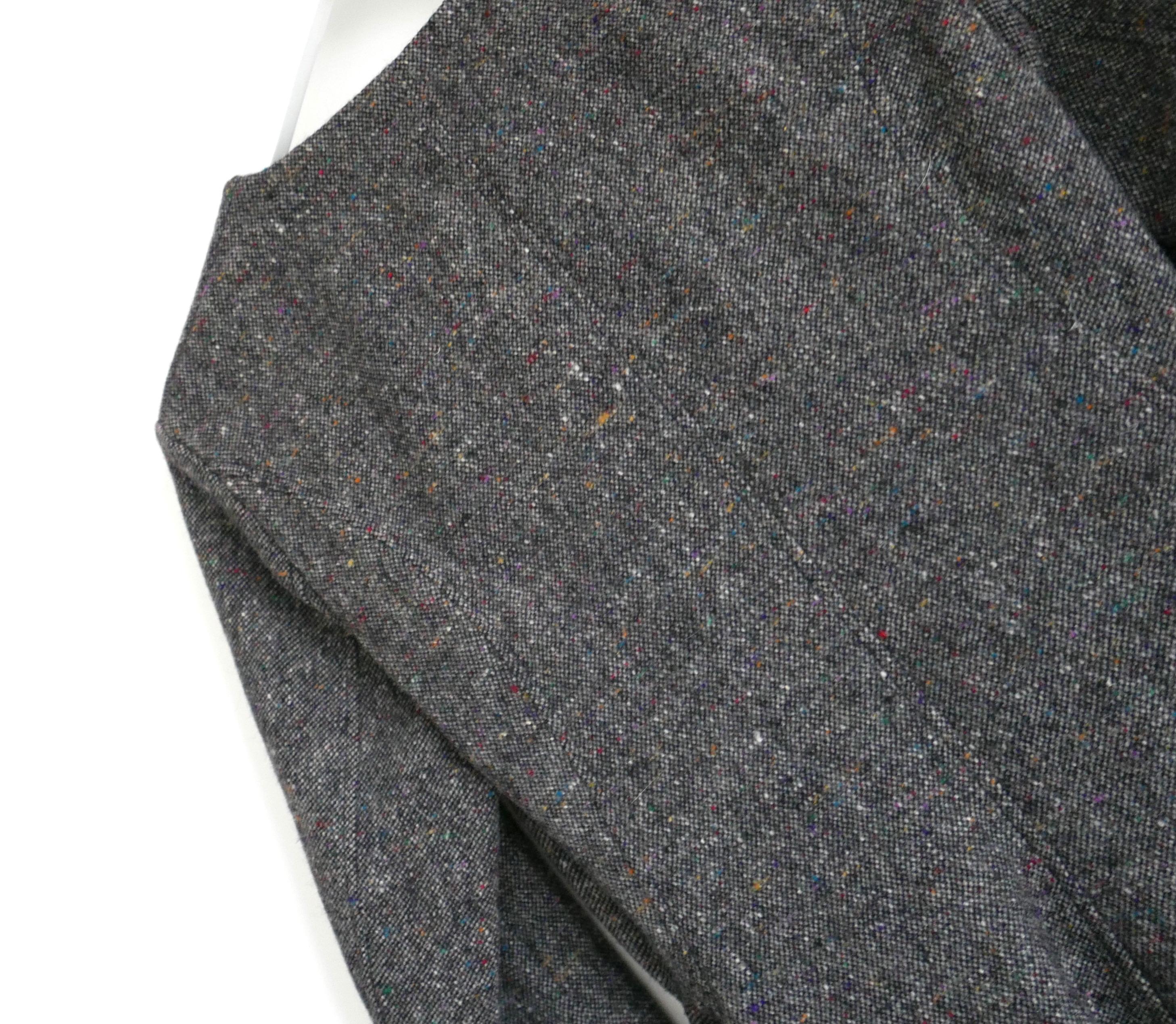 Yves Saint Laurent x Stefano Pilati AW08 Tweed Tailcoat Jacket Coat For Sale 4