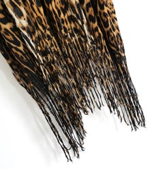 Yves Saint Laurent x Tom Ford Spring 2002 Leopard Print Silk Kaftan Dress