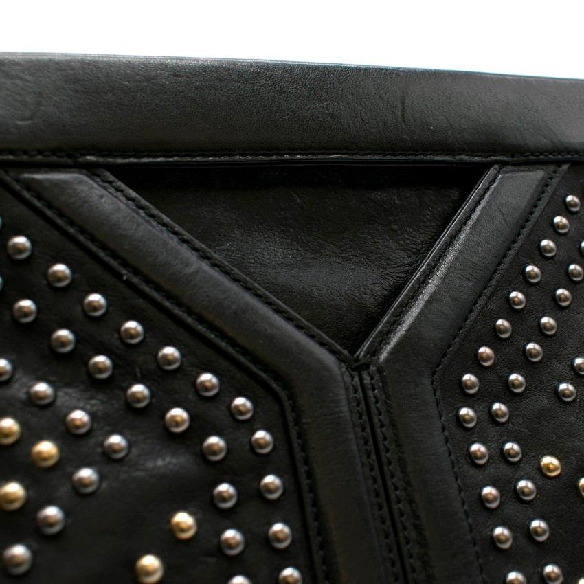 Yves Saint Laurent Y Rock leather clutch im Angebot 3