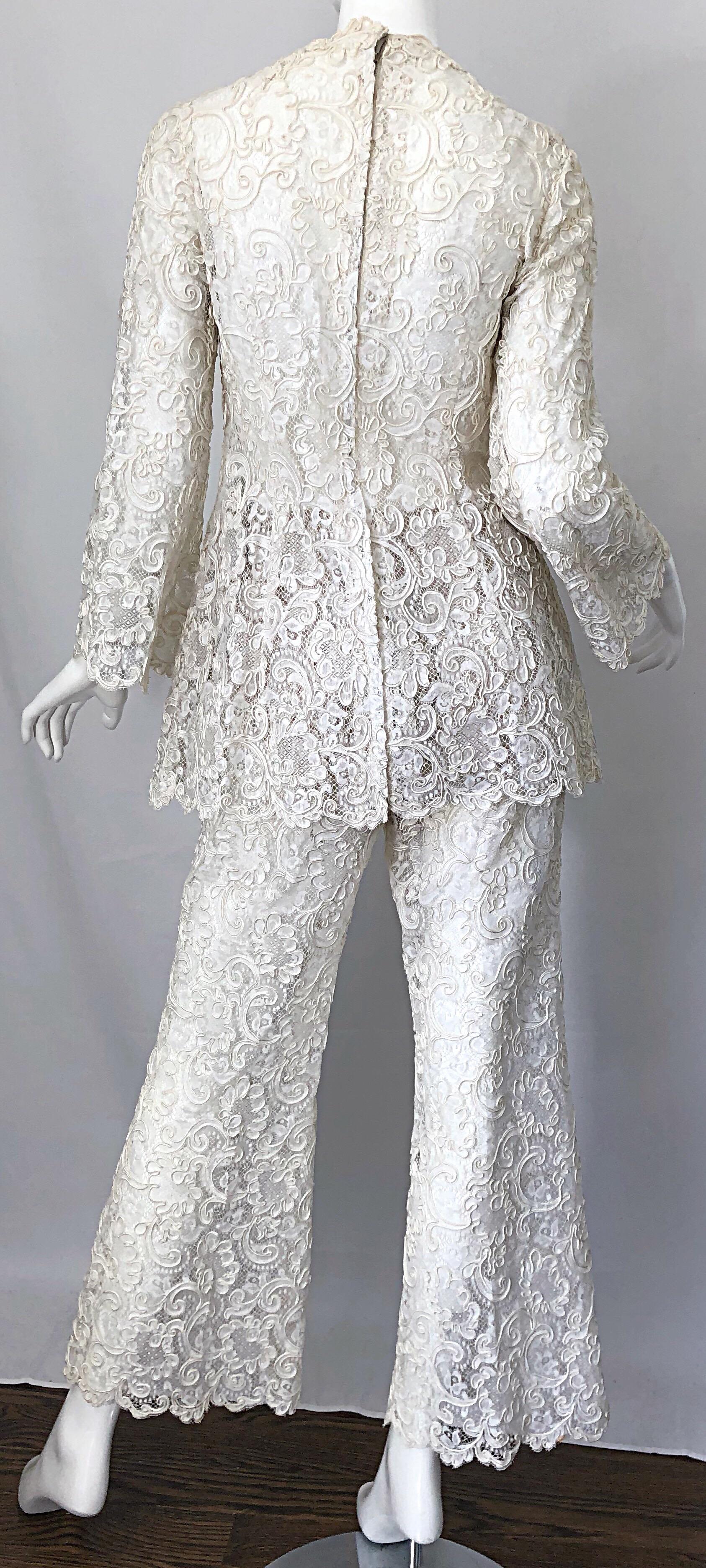 1978 Yves Saint Laurent Haute Couture Tunic & Pant Set