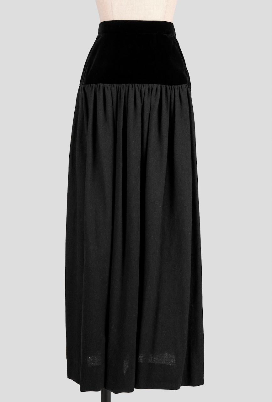 This is one of Yves Saint Laurent's iconic and well documented peasant skirts he did for the Rive Gauche line at the time of his famous 