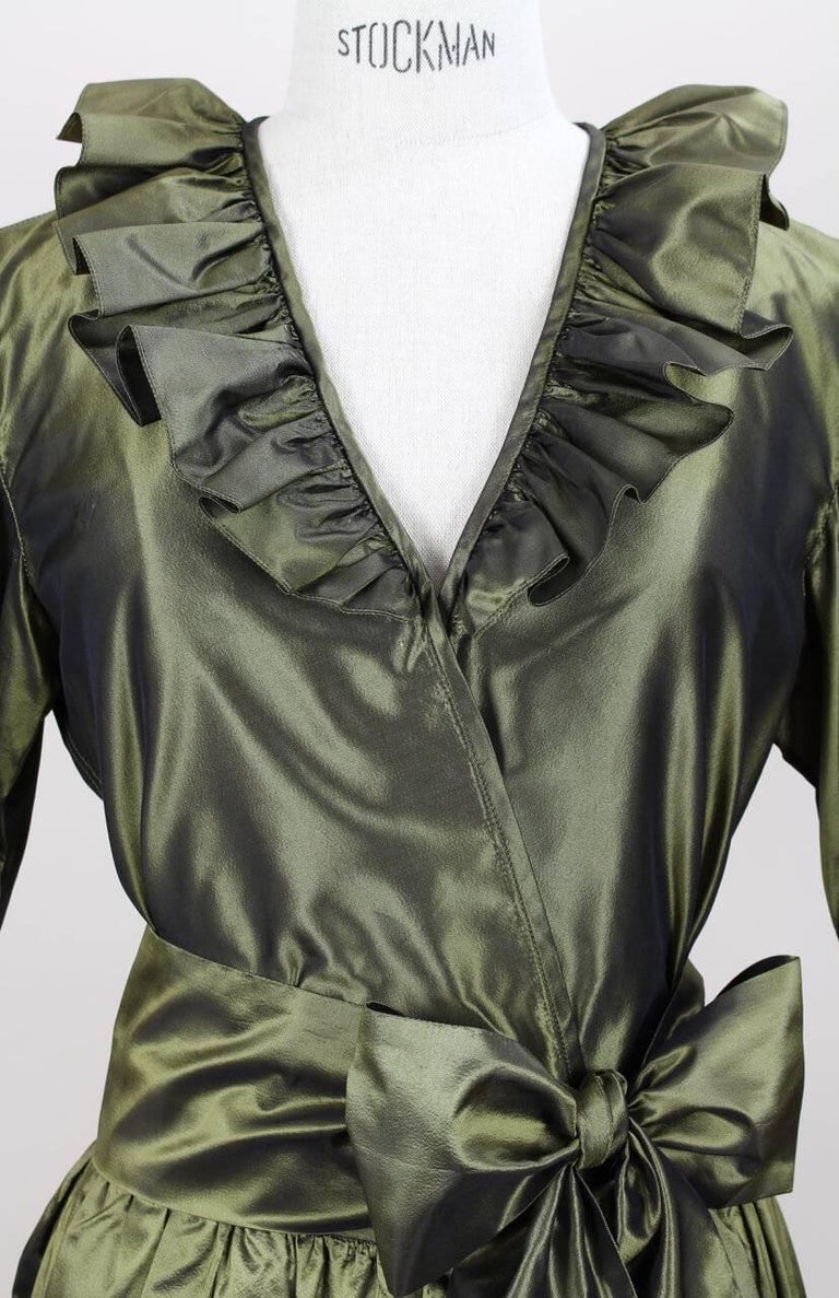 1978 Important Silk Taffeta Yves Saint Laurent Set