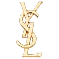Yves Saint Laurent YSL 1990 Logo-Brosche