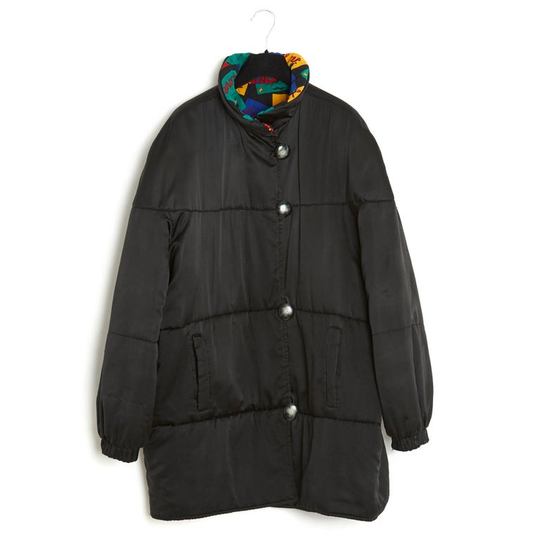Yves Saint Laurent Ysl 1990 Reversible LOVE down Jacket O/S For Sale at  1stDibs