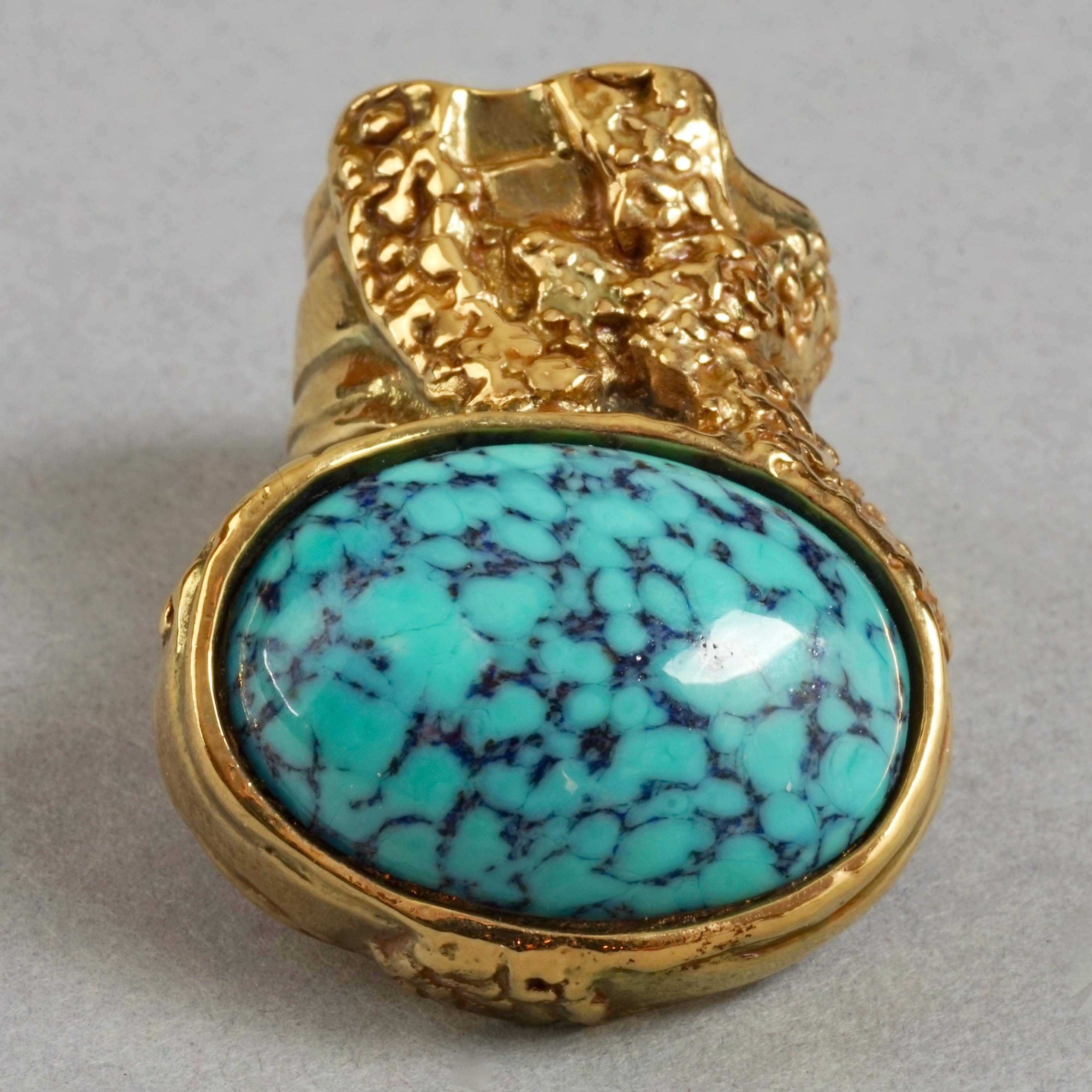 ysl arty ring turquoise