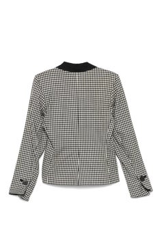 Yves Saint Laurent YSL Black and White Checked Jacket