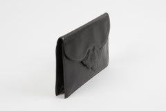 Yves Saint Laurent YSL Black Leather Clutch Bag