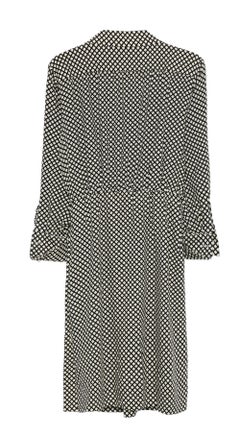 Yves Saint Laurent YSL Black & White Wrapped Dress