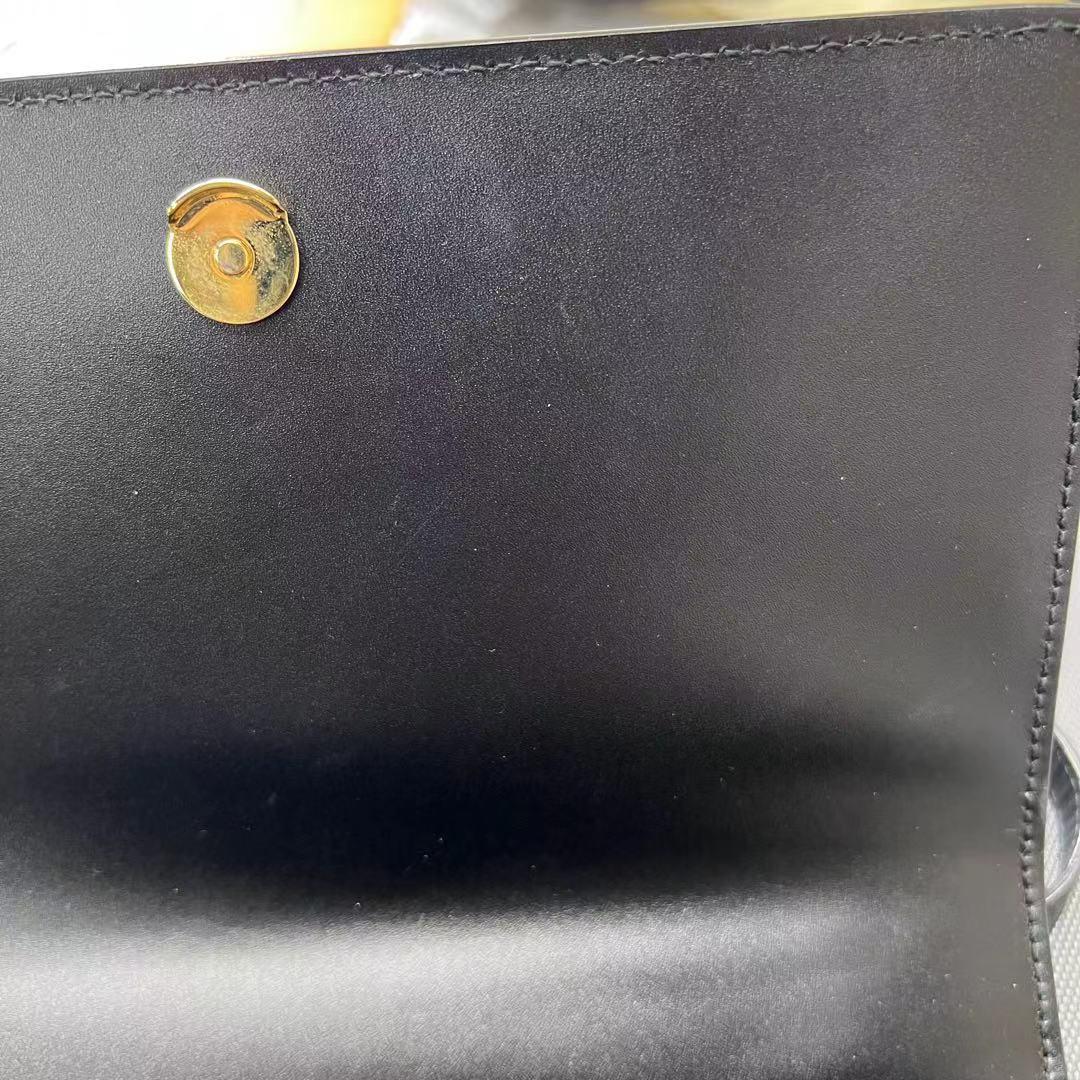 Yves Saint Laurent YSL Calfskin Small Dylan Shoulder Bag Black For Sale 7