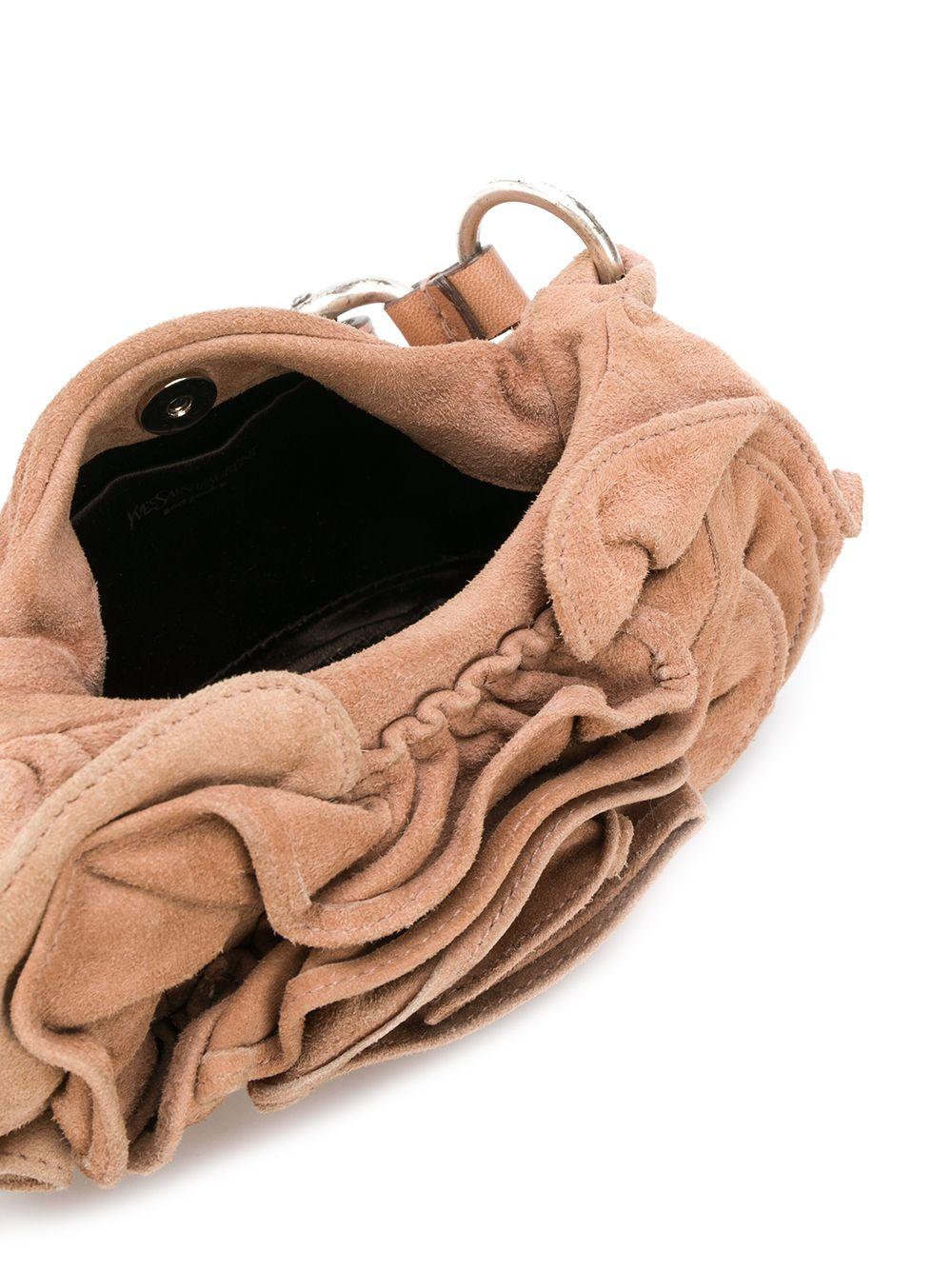 Yves Saint Laurent YSL Mini sac en daim camel 1