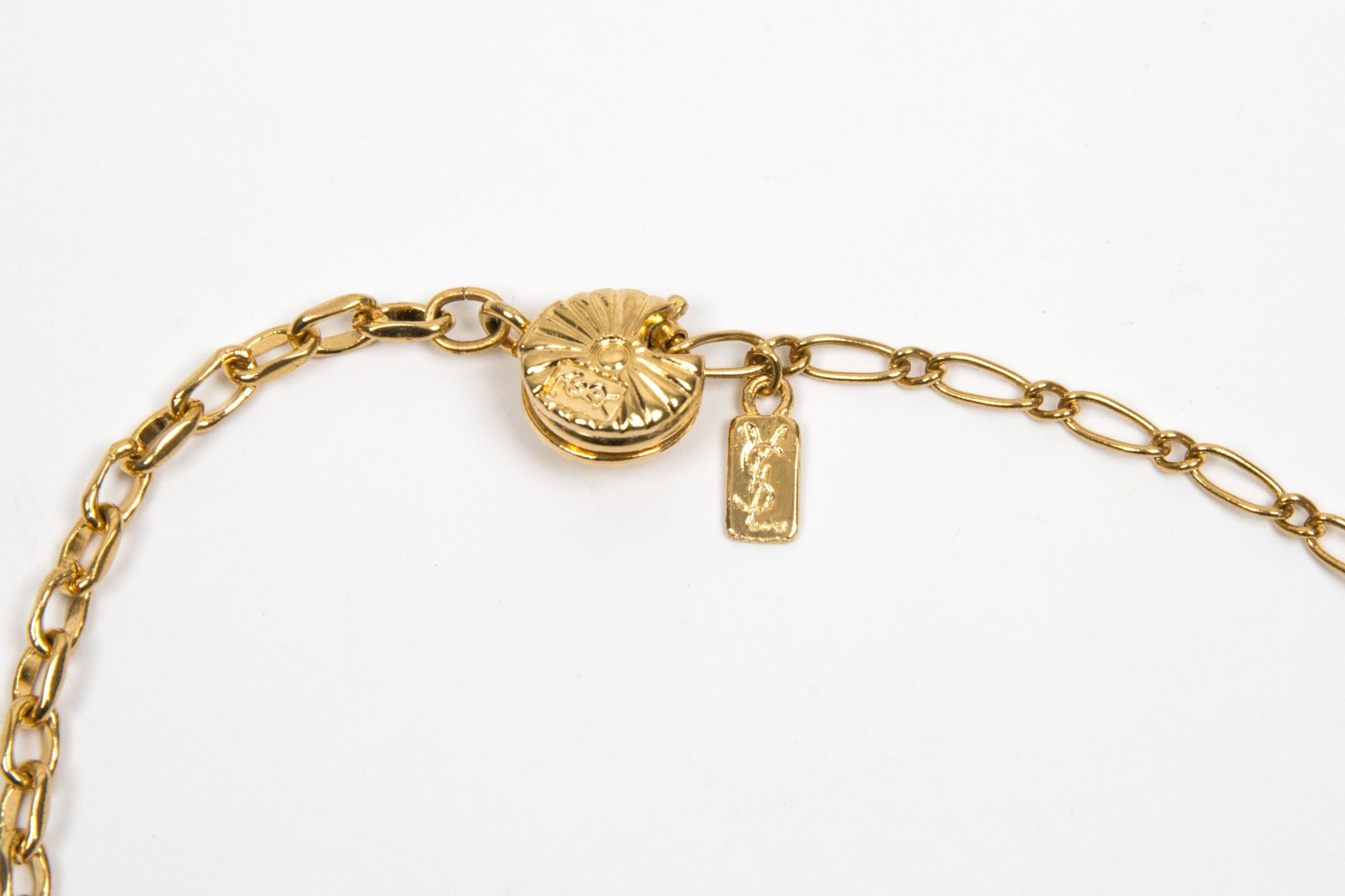 Collier Cassandre Yves Saint Laurent YSL Bon état - En vente à Paris, FR