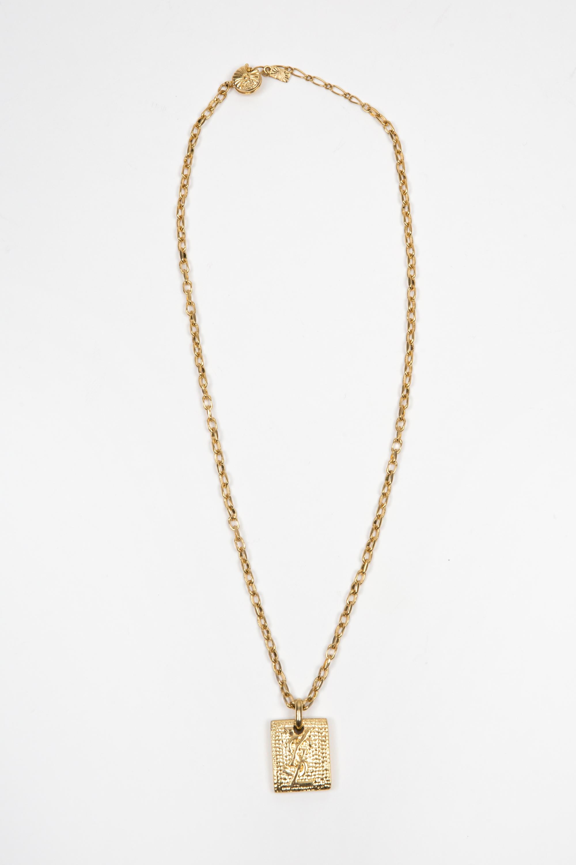 Collier Cassandre Yves Saint Laurent YSL en vente 1