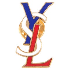 Yves Saint Laurent YSL Cassandre Pin Brooch
