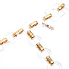 Yves Saint Laurent YSL Ceinture T80 See through Vintage Belt Size M or US30