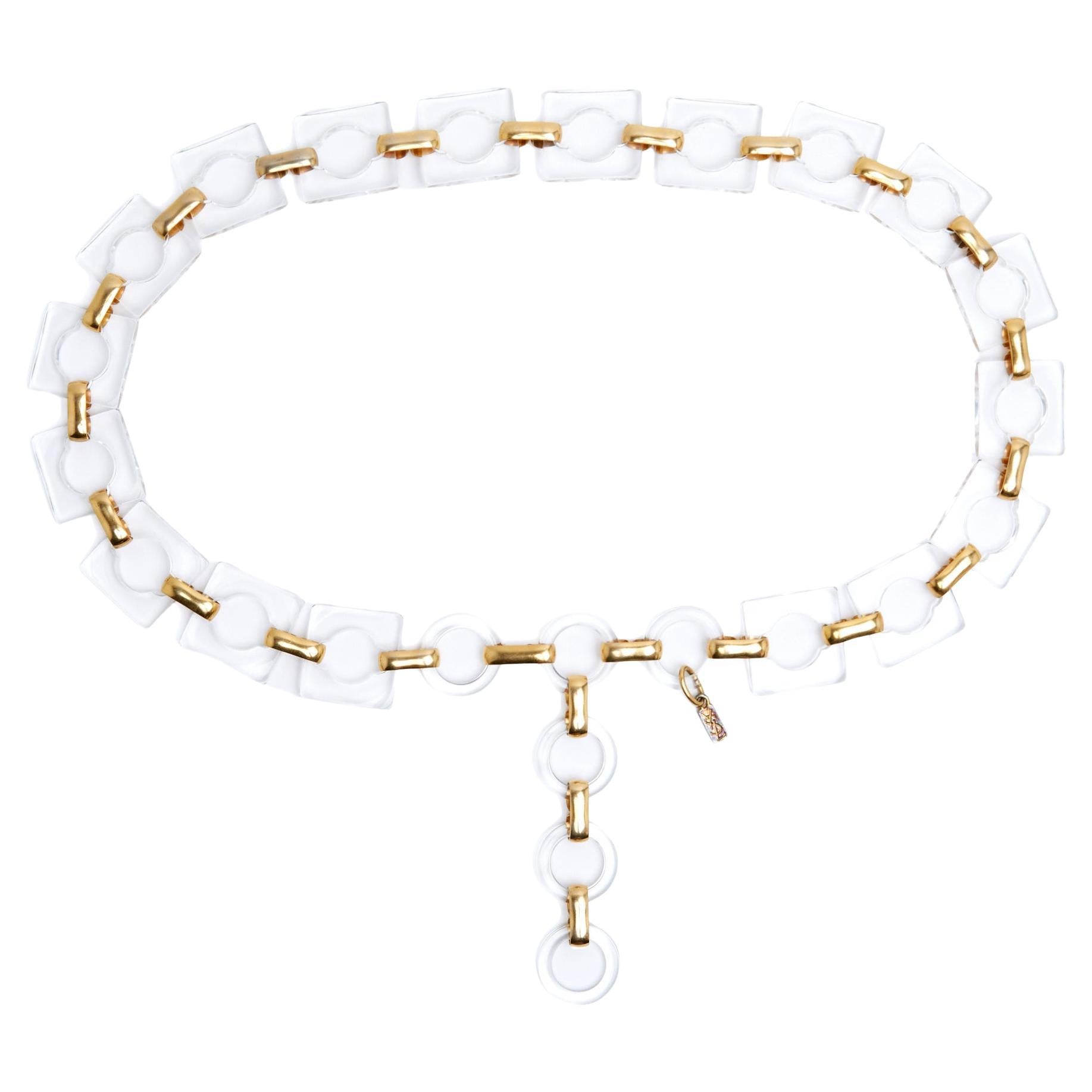 Yves Saint Laurent YSL Ceinture T80 Cintura Vintage See By Taglia M o US30 in vendita
