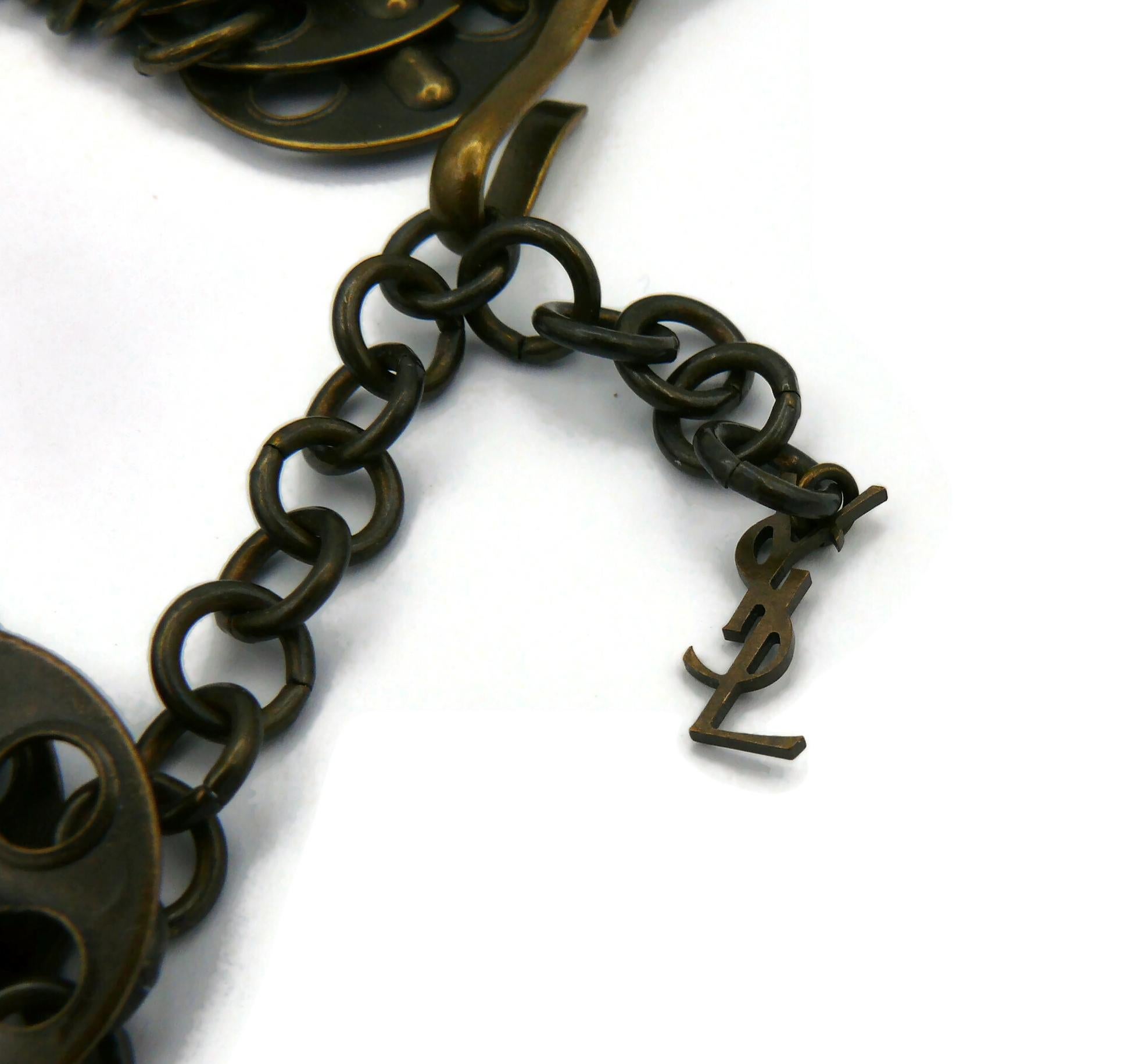 Yves Saint Laurent YSL Collana a girocollo in maglia a catena in vendita 2