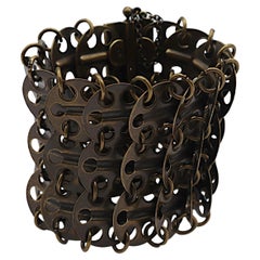YVES SAINT LAURENT YSL Chainmail Cuff Bracelet