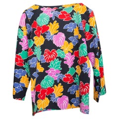 Yves Saint Laurent YSL Cotton Printed Top