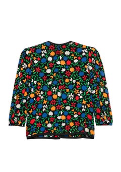 Yves Saint Laurent YSL Floral-Printed Jacket