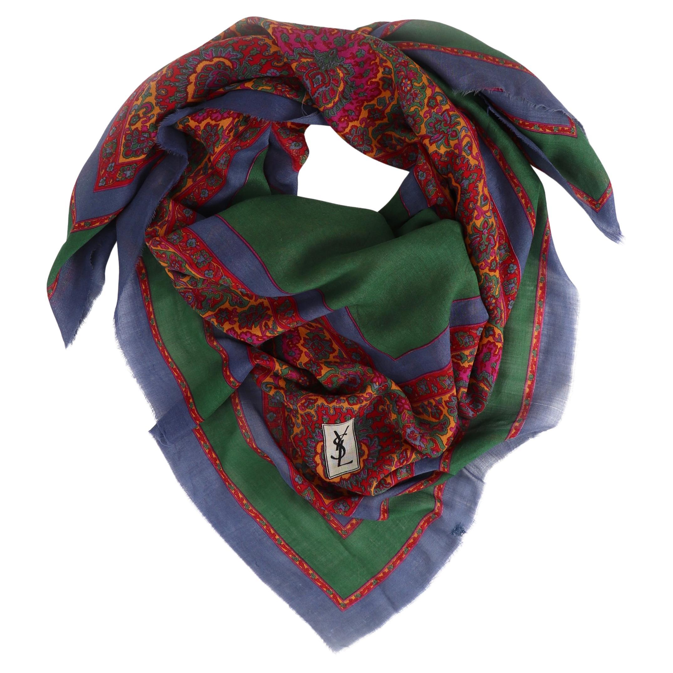 Vintage Yves Saint Laurent Scarves - 95 For Sale at 1stDibs | ysl