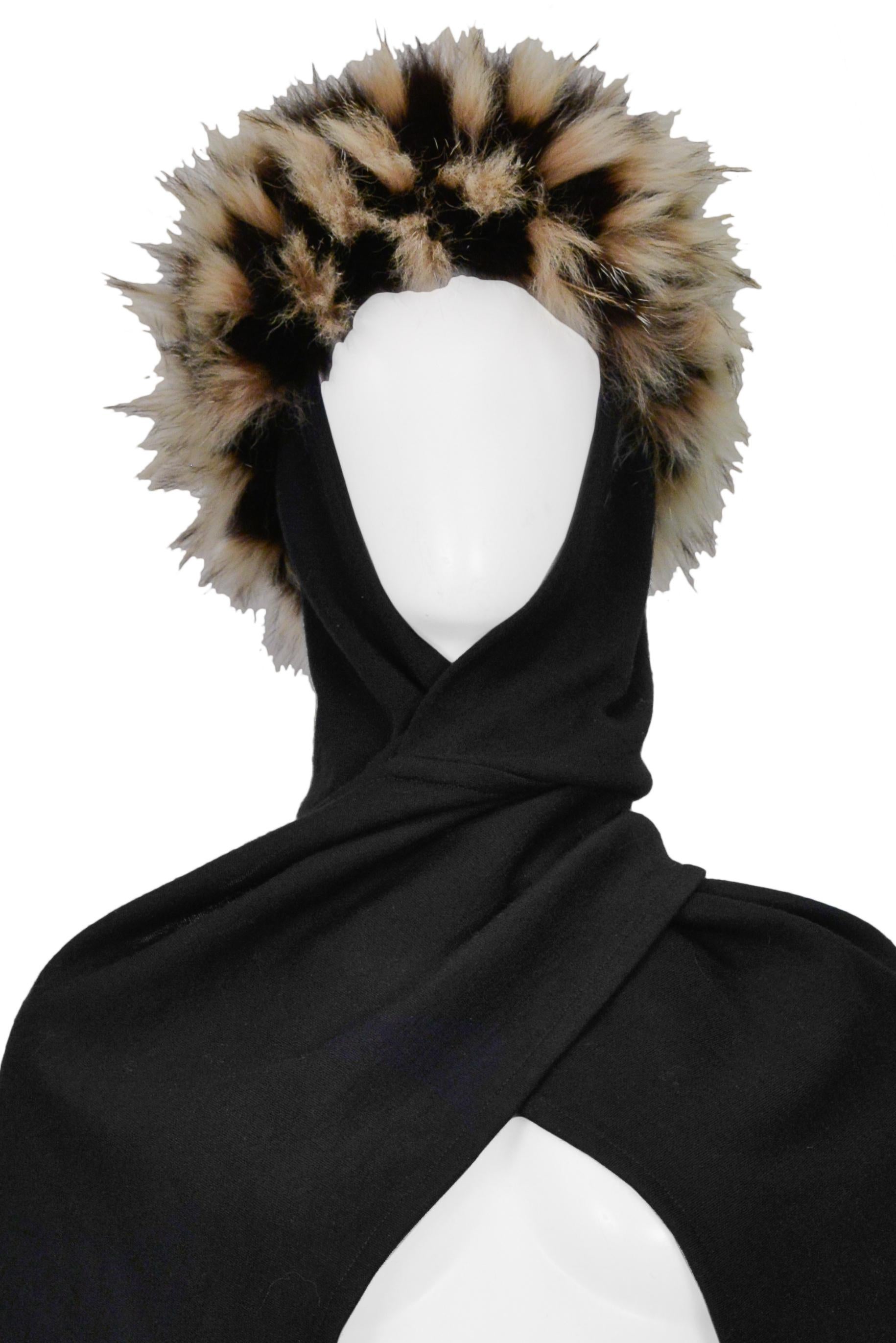 Resurrection Vintage is excited to present a vintage Yves Saint Laurent YSL fur hat with attached black knit wrap. 

Yves Saint Laurent
Size: One Size
Fur and Black Wool Jersey
Excellent Vintage Condition
Authenticity Guaranteed 