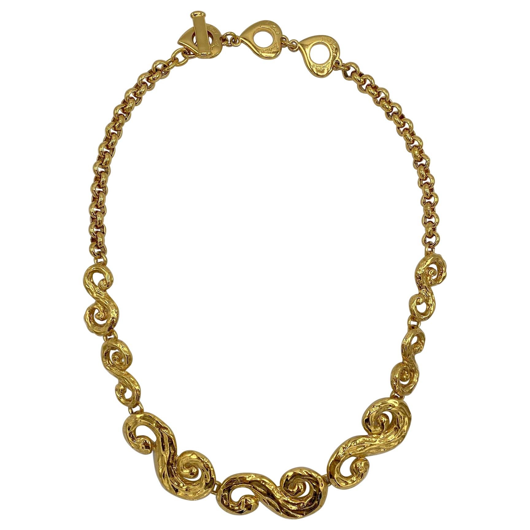 Yves Saint Laurent YSL Gold Necklace