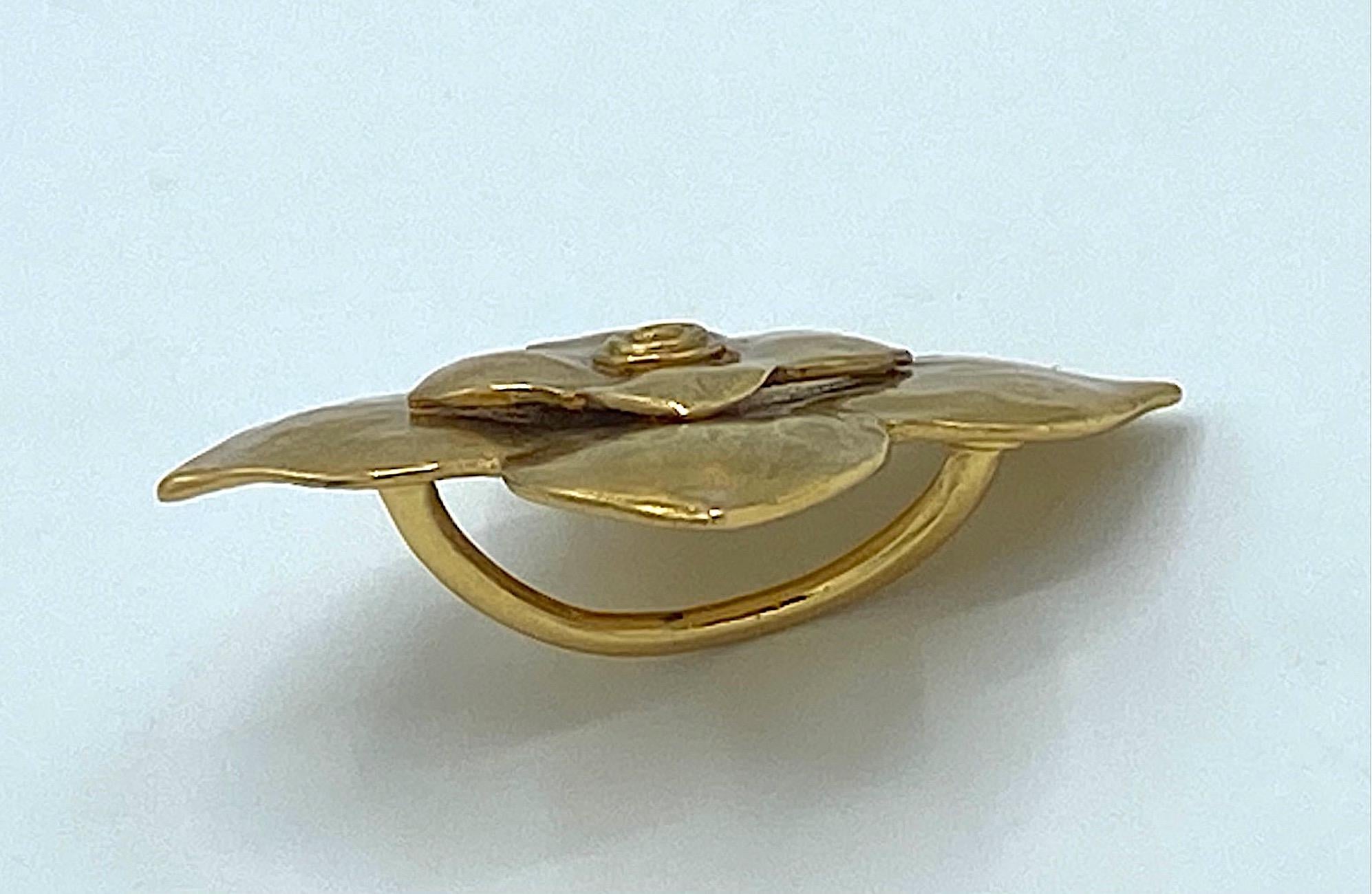 scarf ring gold