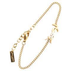 Yves Saint Laurent YSL Gold Tone YSL Cassandre Bracelet