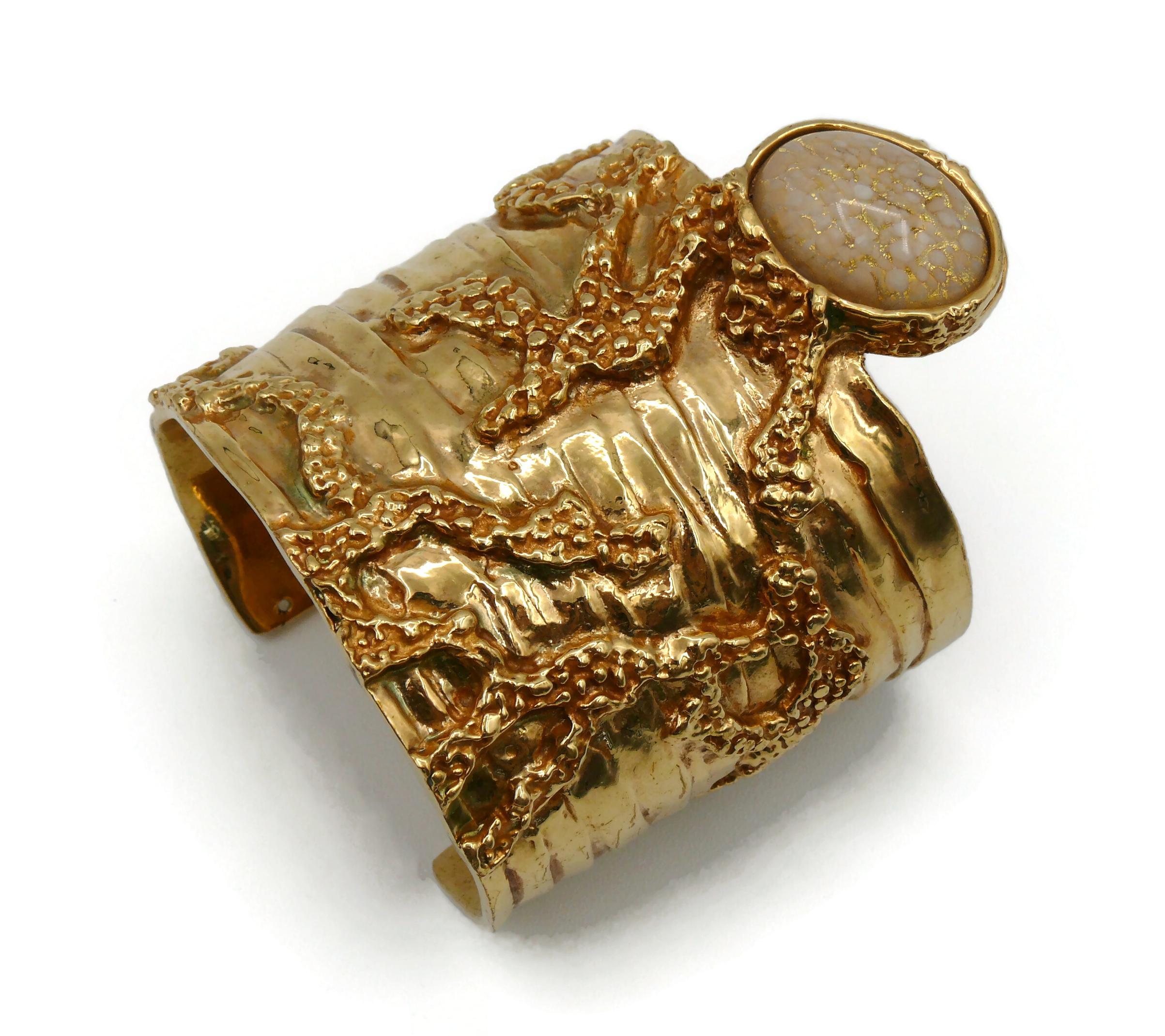 ysl gold cuff