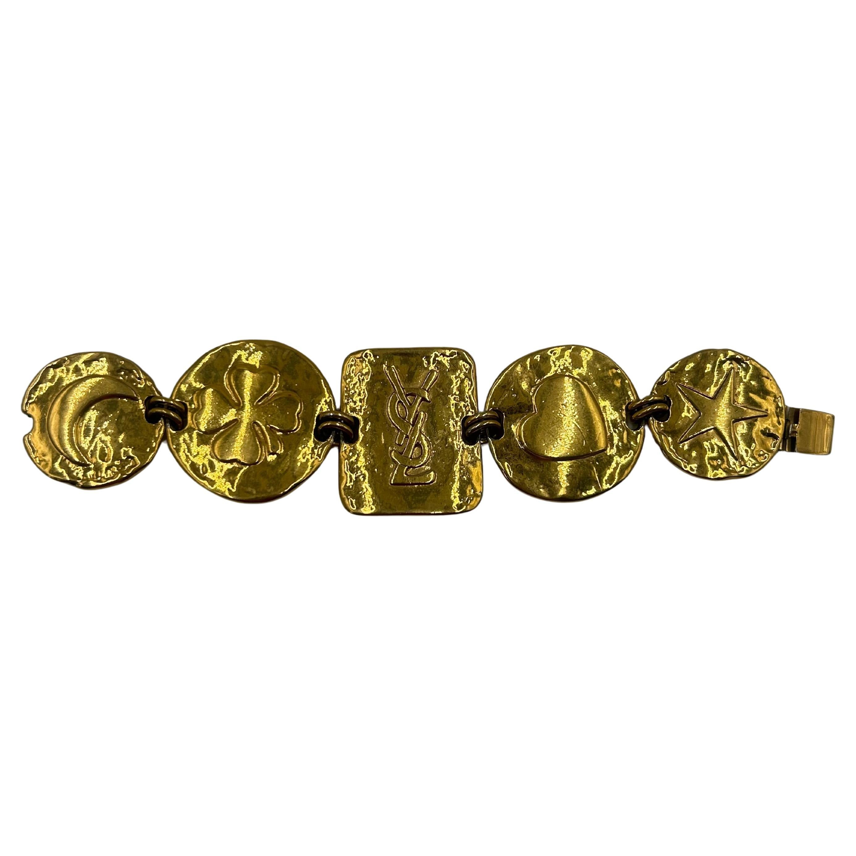 Yves Saint Laurent Bracciale in oro in vendita