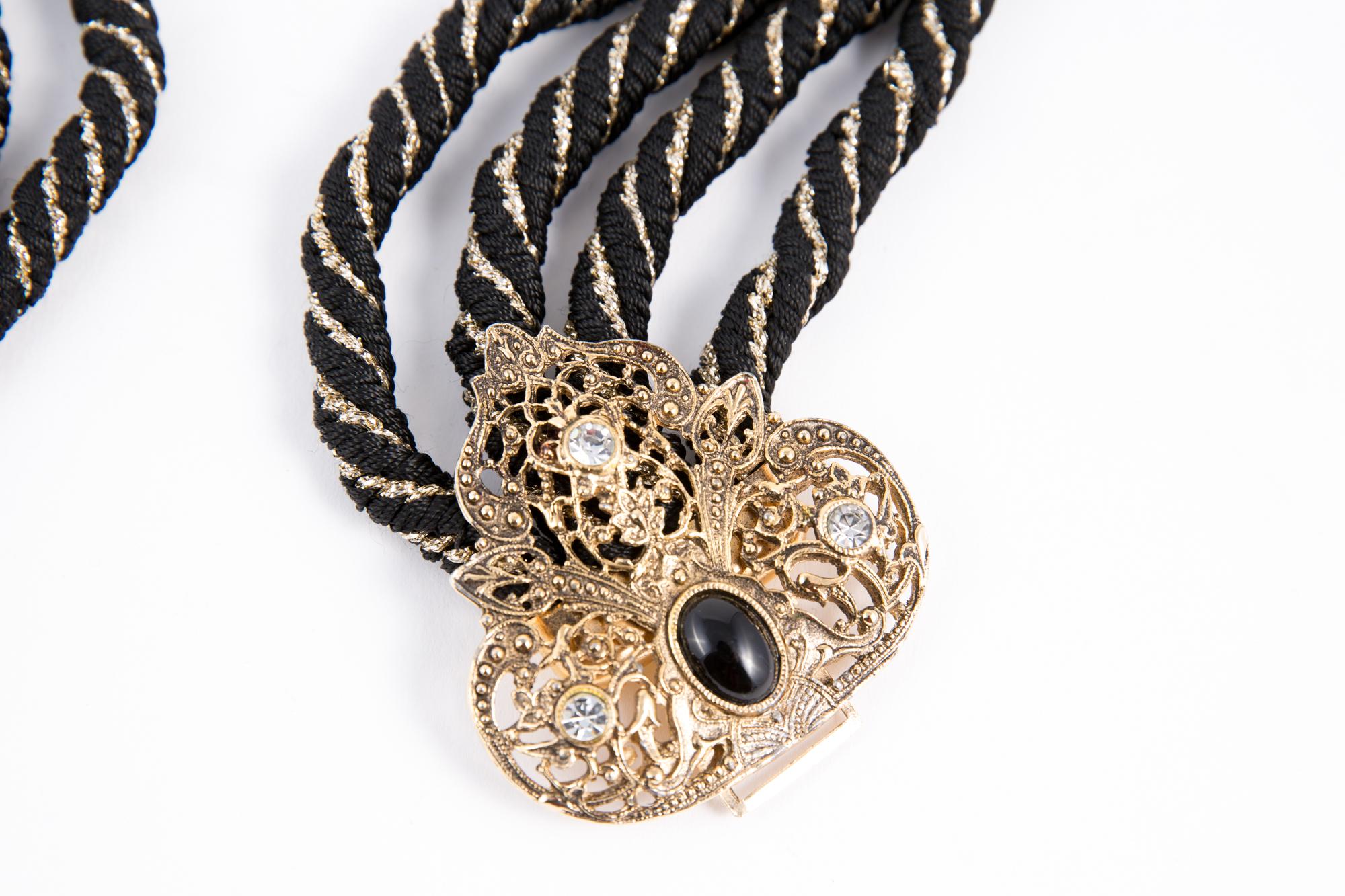 Yves Saint Laurent YSL Iconic 1978-79 Jewel Braided Belt For Sale at ...