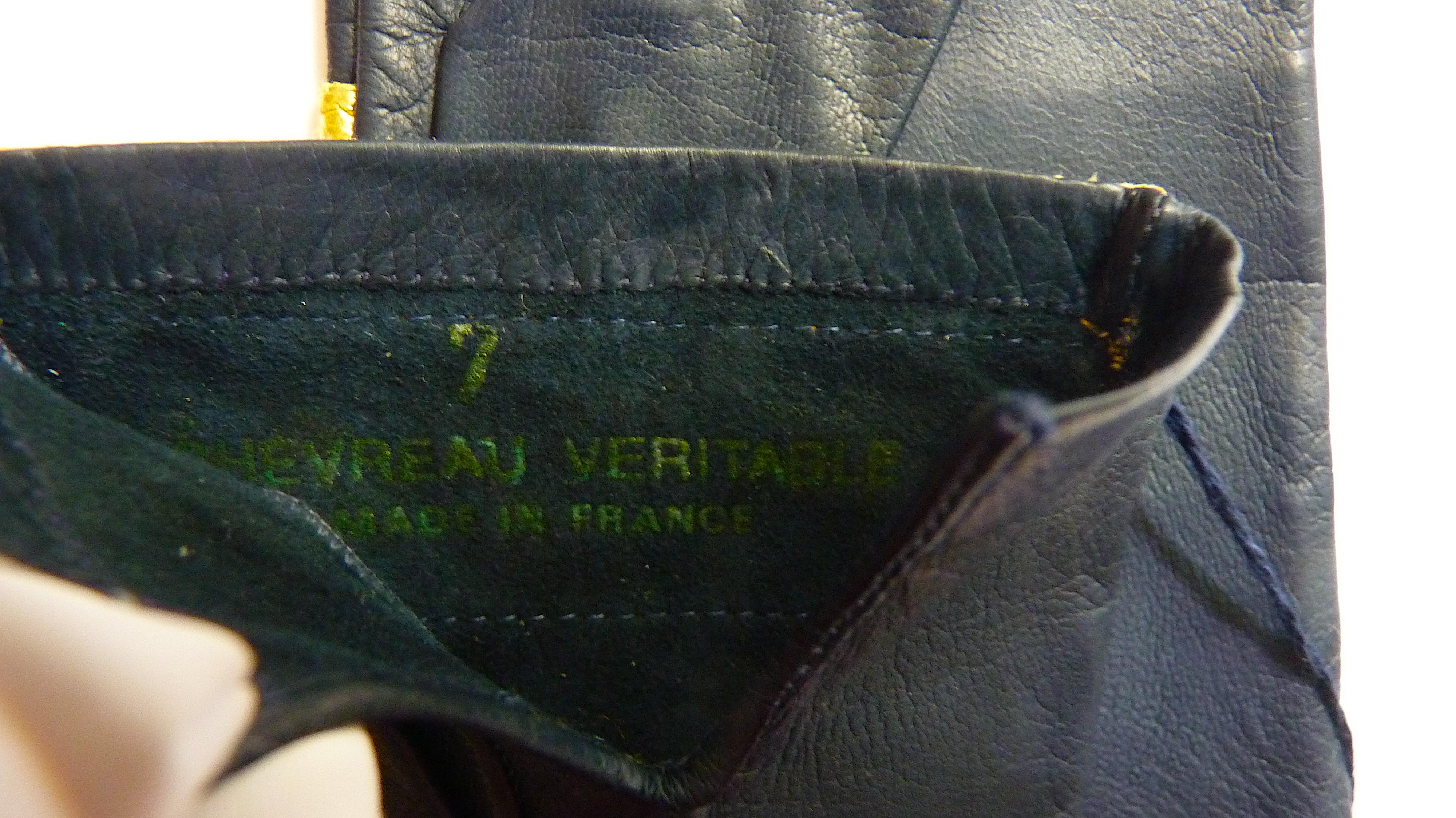 YVES SAINT LAURENT YSL Guanti in pelle nuovi di zecca taglia M. in vendita 1