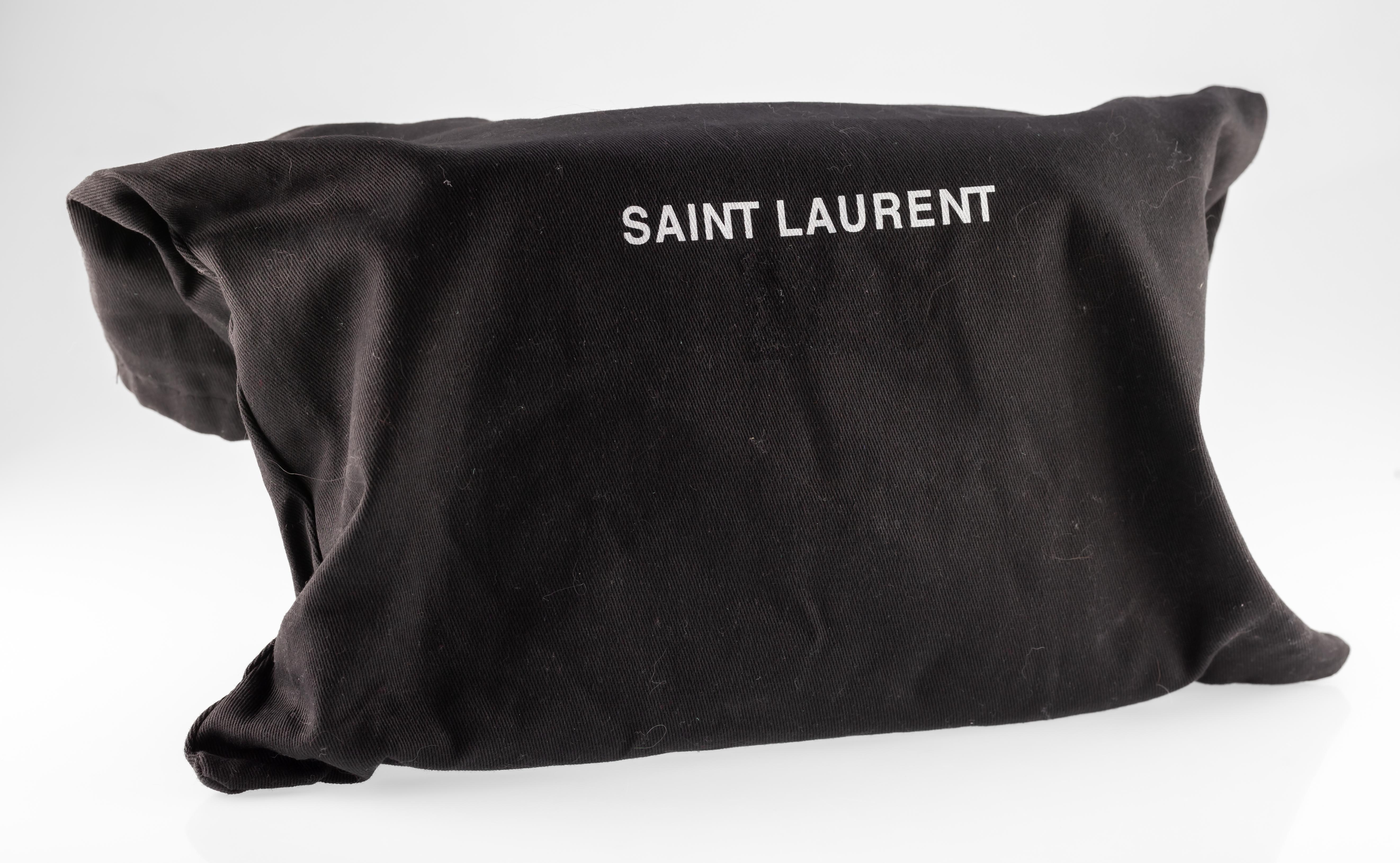 Yves Saint Laurent YSL Leather Suede Lou Camera Bag Vert Fonce w/ Dust Bag 4