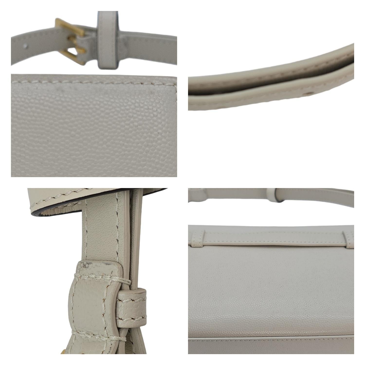 YVES Saint Laurent YSL Monogram Kate Belt Bag Blanc 3